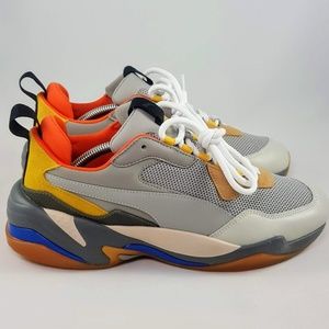 New Puma Thunder Spectra Grey Yellow Mens - SIZE 1